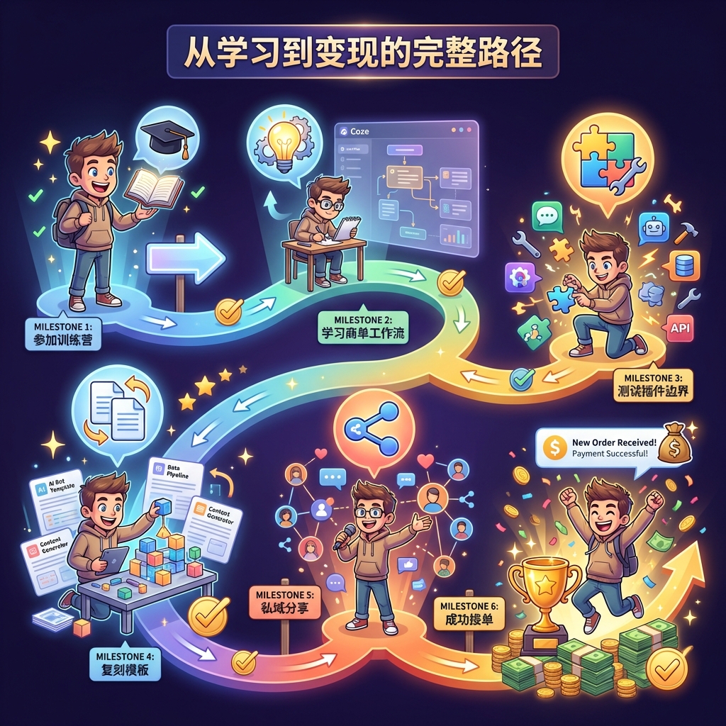 从学习到变现的路径